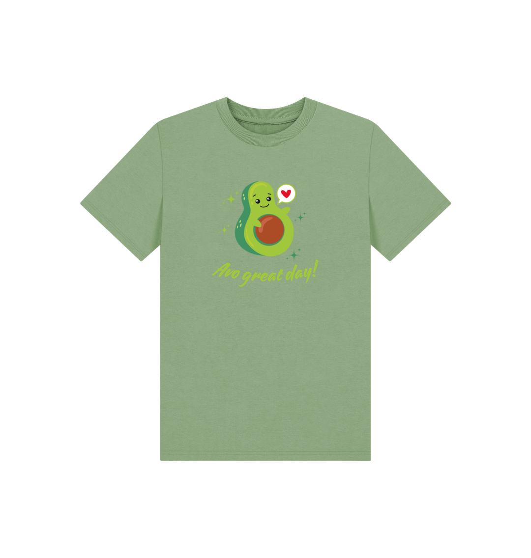 Sage Printed Kids T-Shirt Front