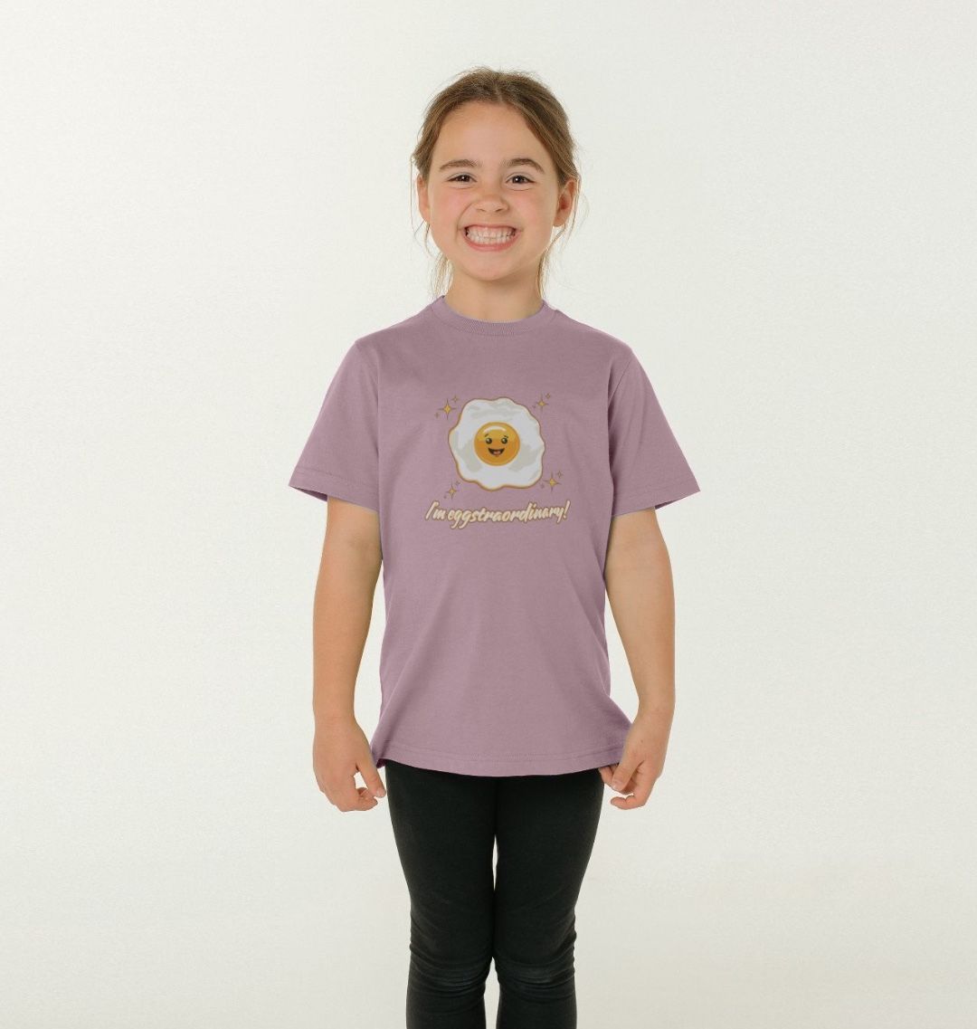 I'm eggstraordinary - 100% Organic Kids T-Shirt