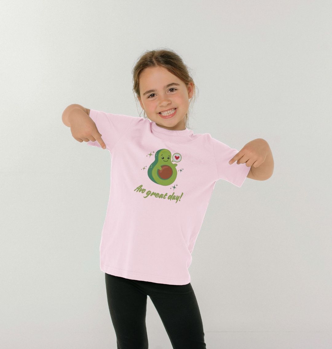 Avo Great Day - 100% Organic Kids T-Shirt