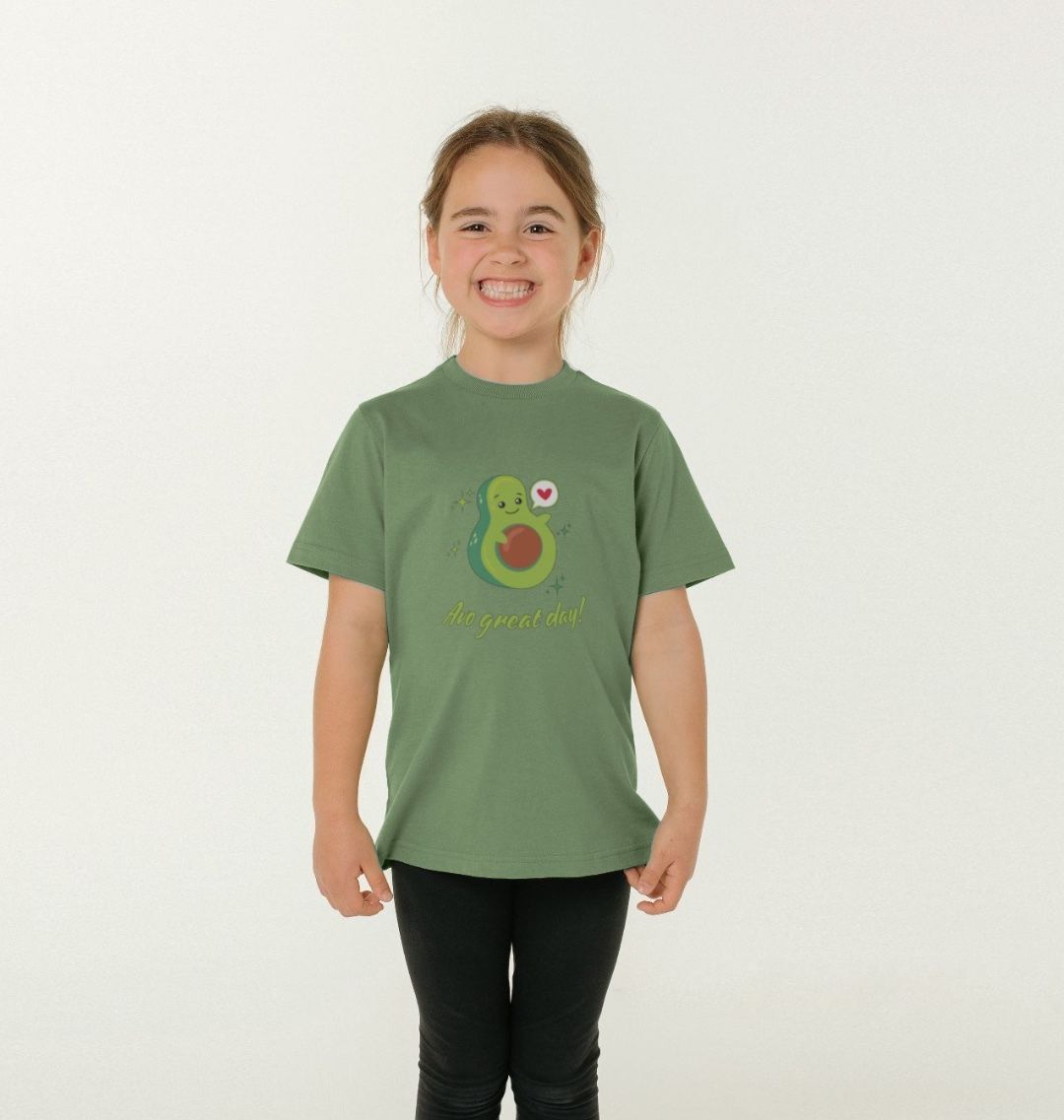Avo Great Day - 100% Organic Kids T-Shirt