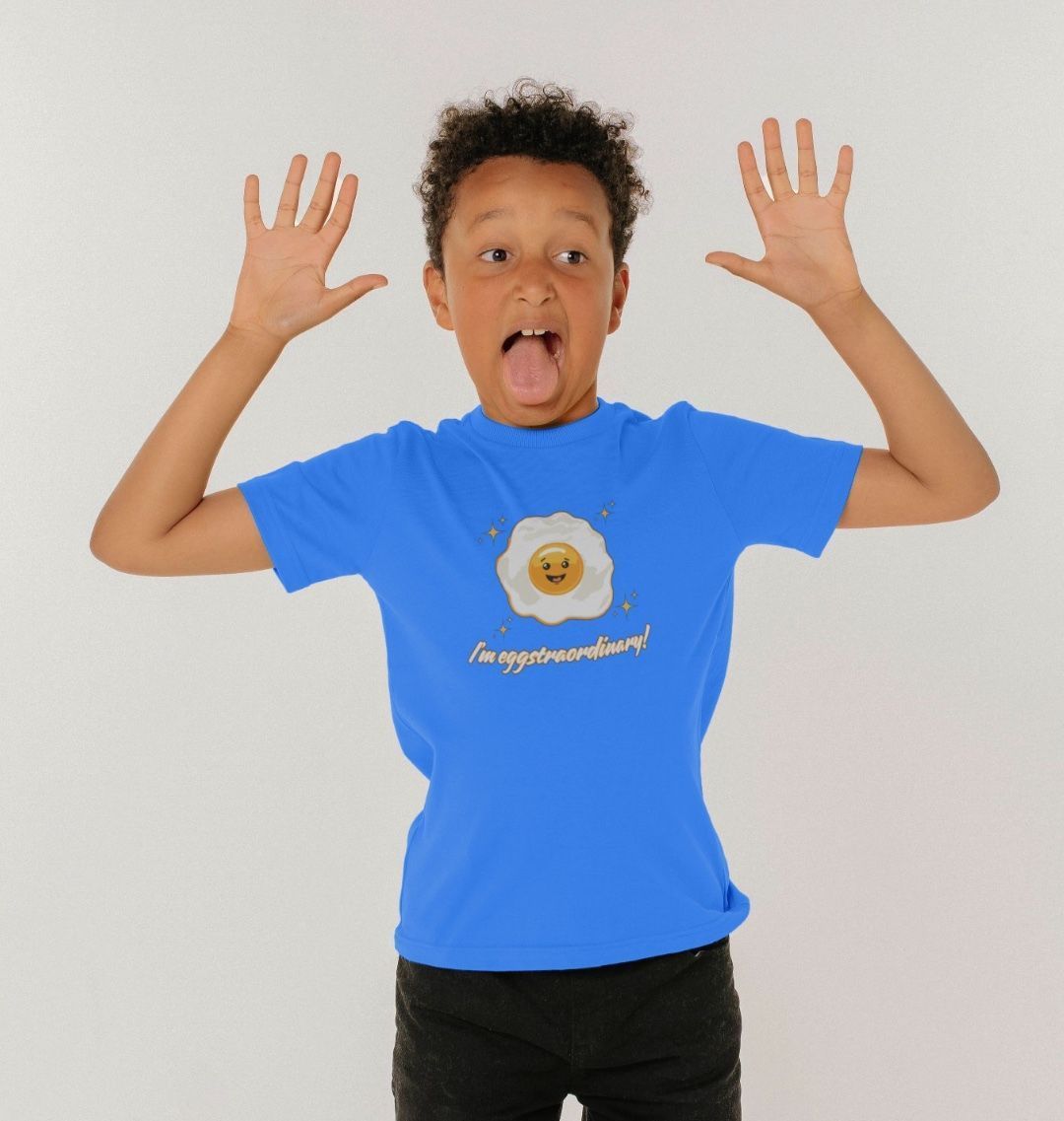 I'm eggstraordinary - 100% Organic Kids T-Shirt