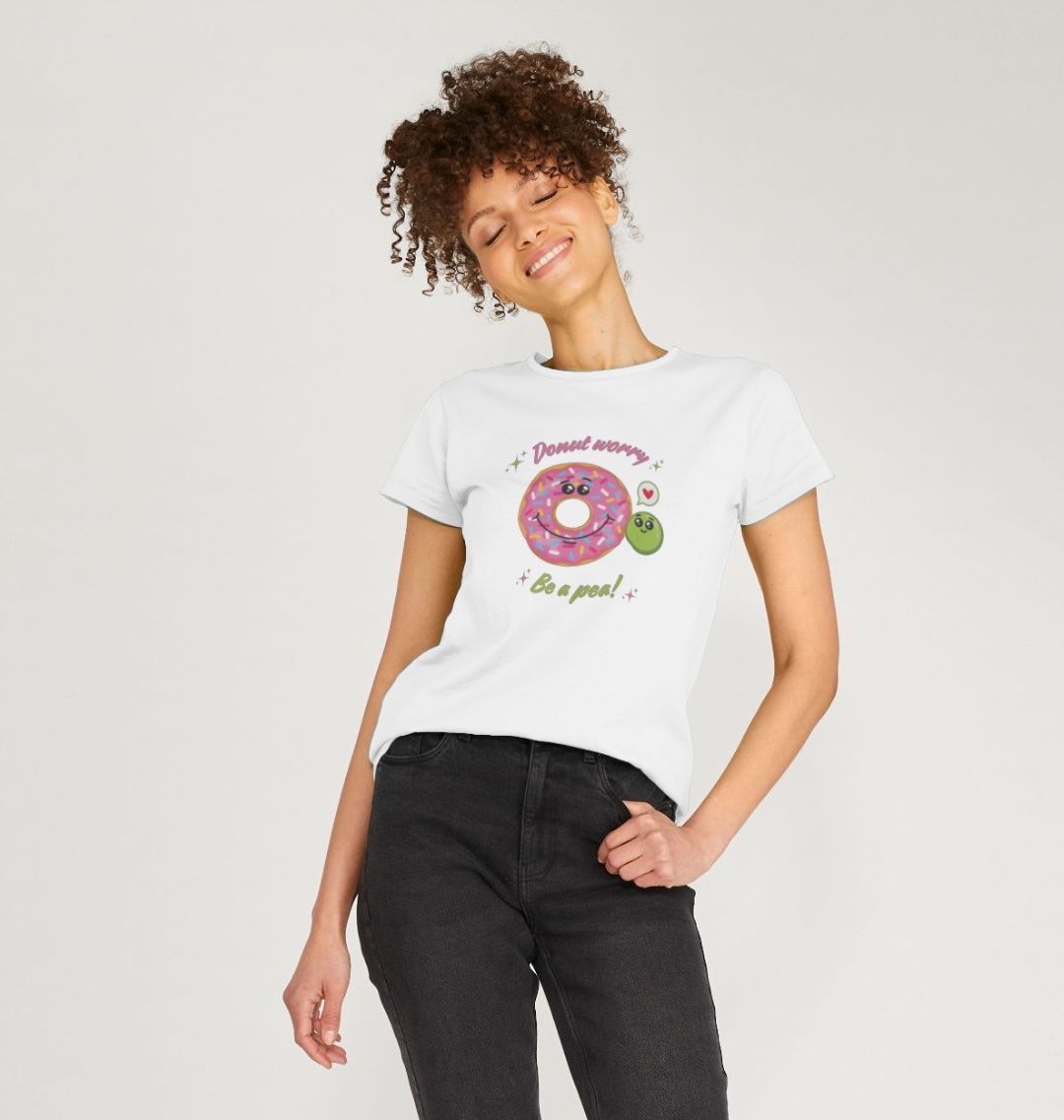 Donut Worry Be A Pea - 100% organic T-shirt