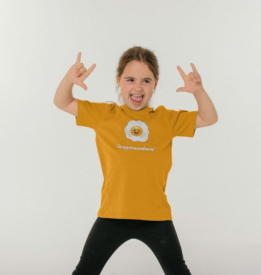 I'm eggstraordinary - 100% Organic Kids T-Shirt