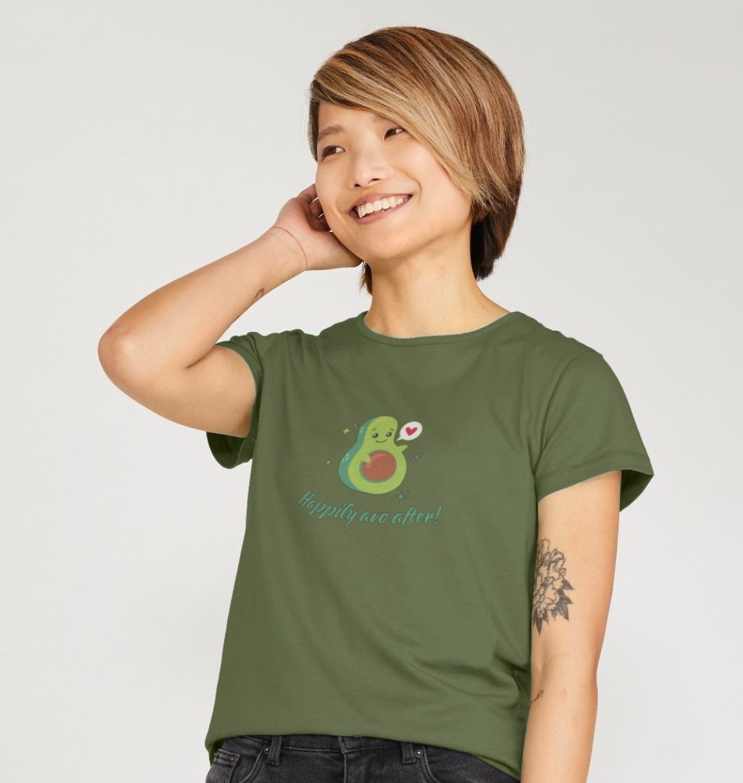 Happily Avo After - 100% Organic Crew T-Shirt