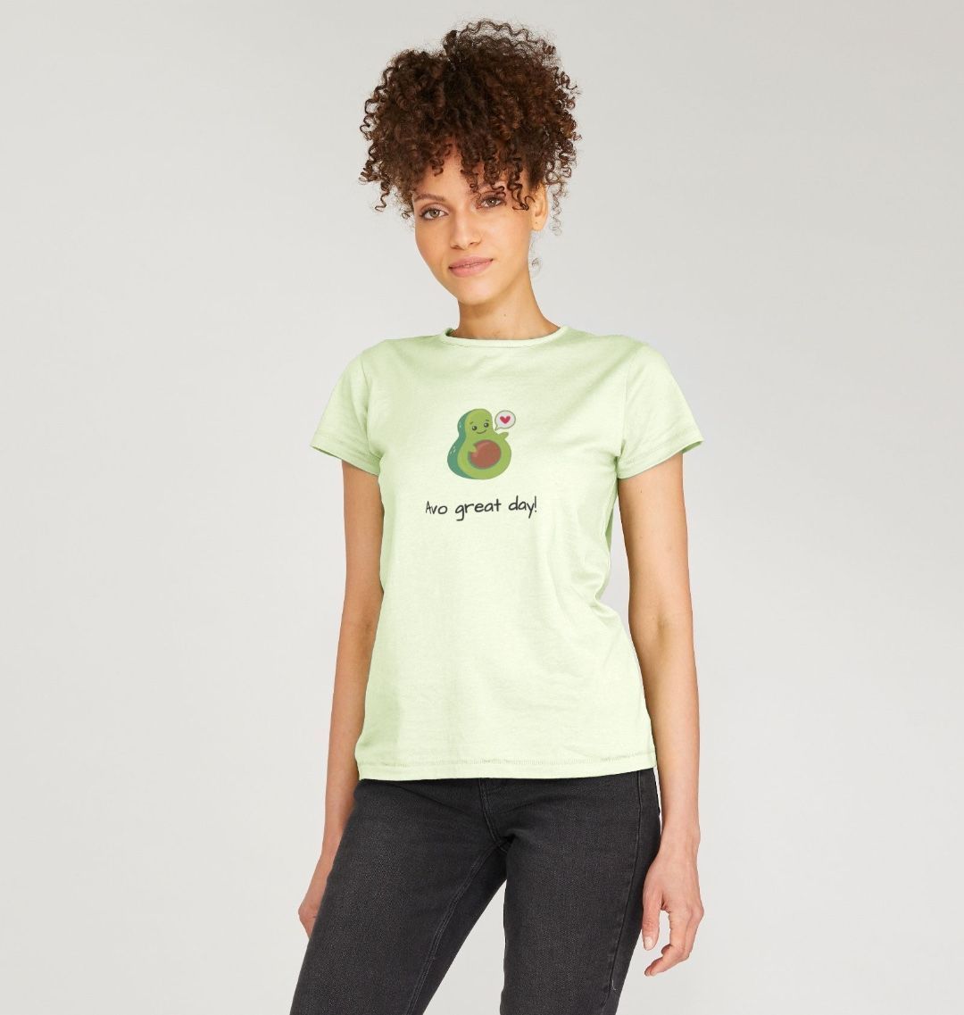 Avo Great Day - 100% Organic Crew T-Shirt