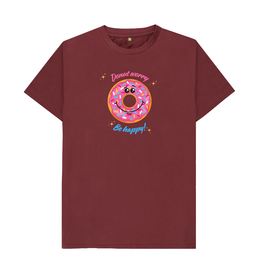 Red Wine Printed T-shirt Front