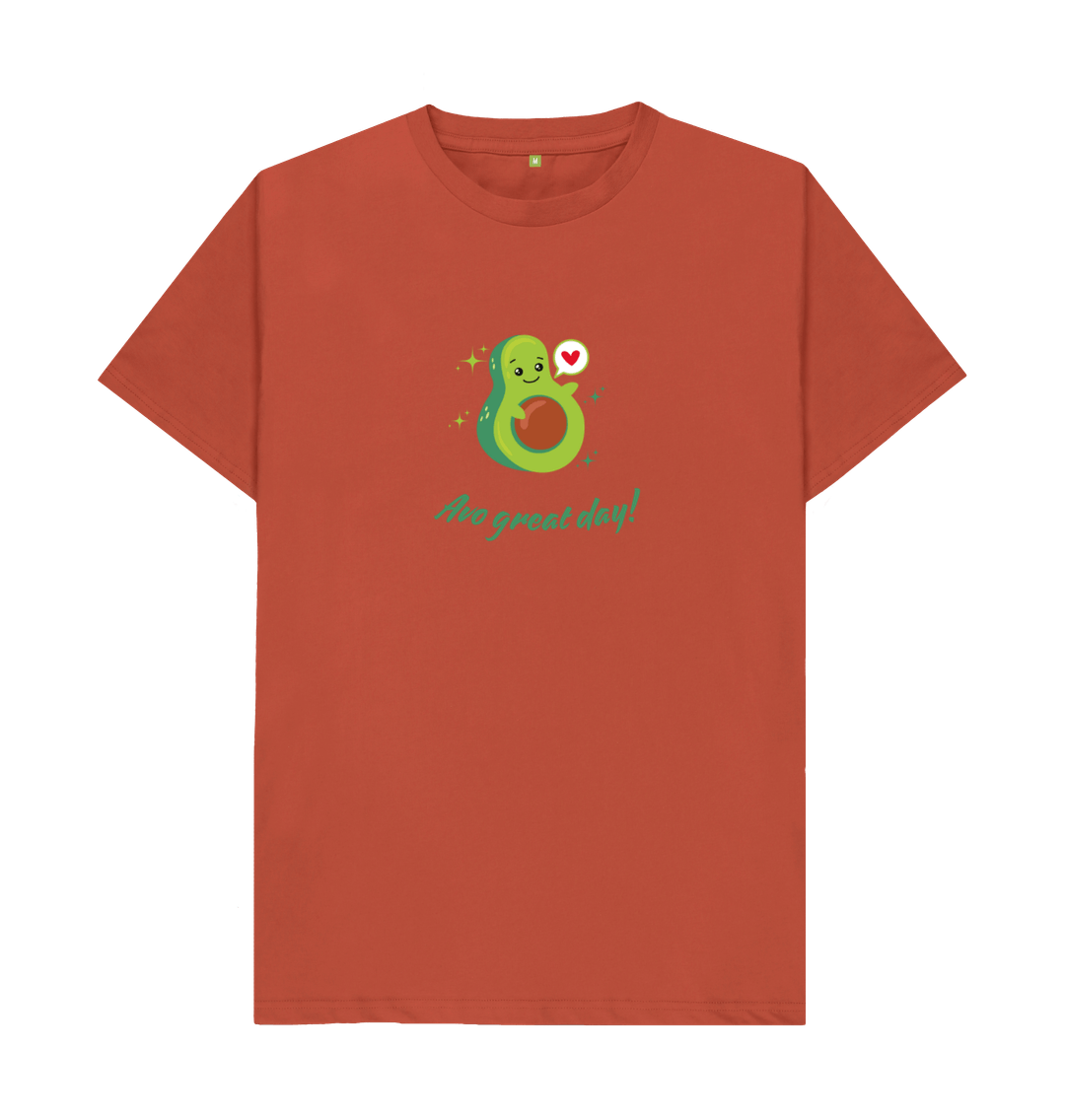 Rust Printed T-shirt Front