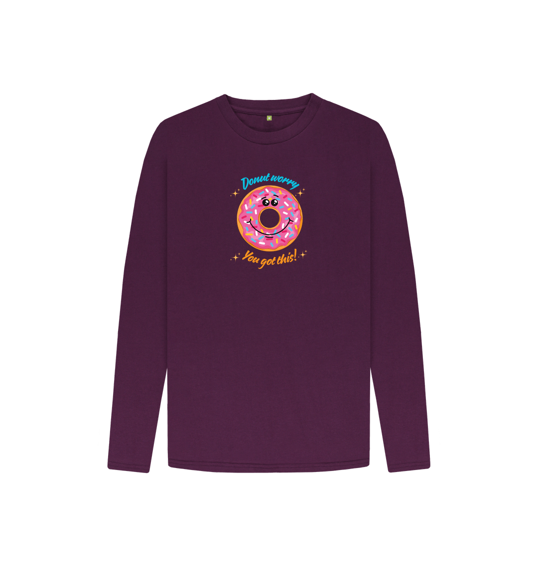 Purple Printed Kids T-Shirt Front