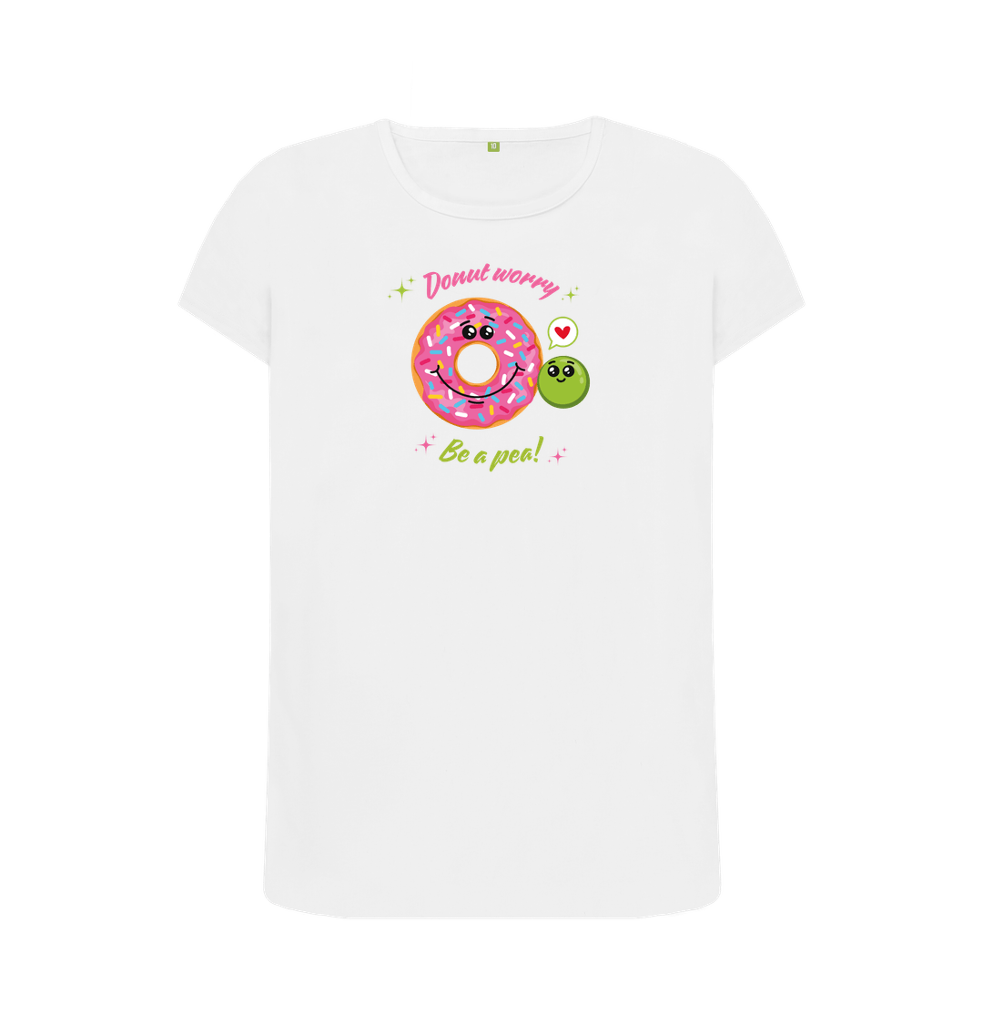 White Printed T-shirt Front