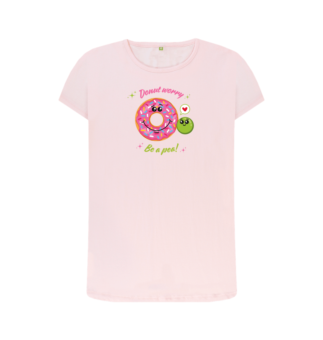 Pink Printed T-shirt Front
