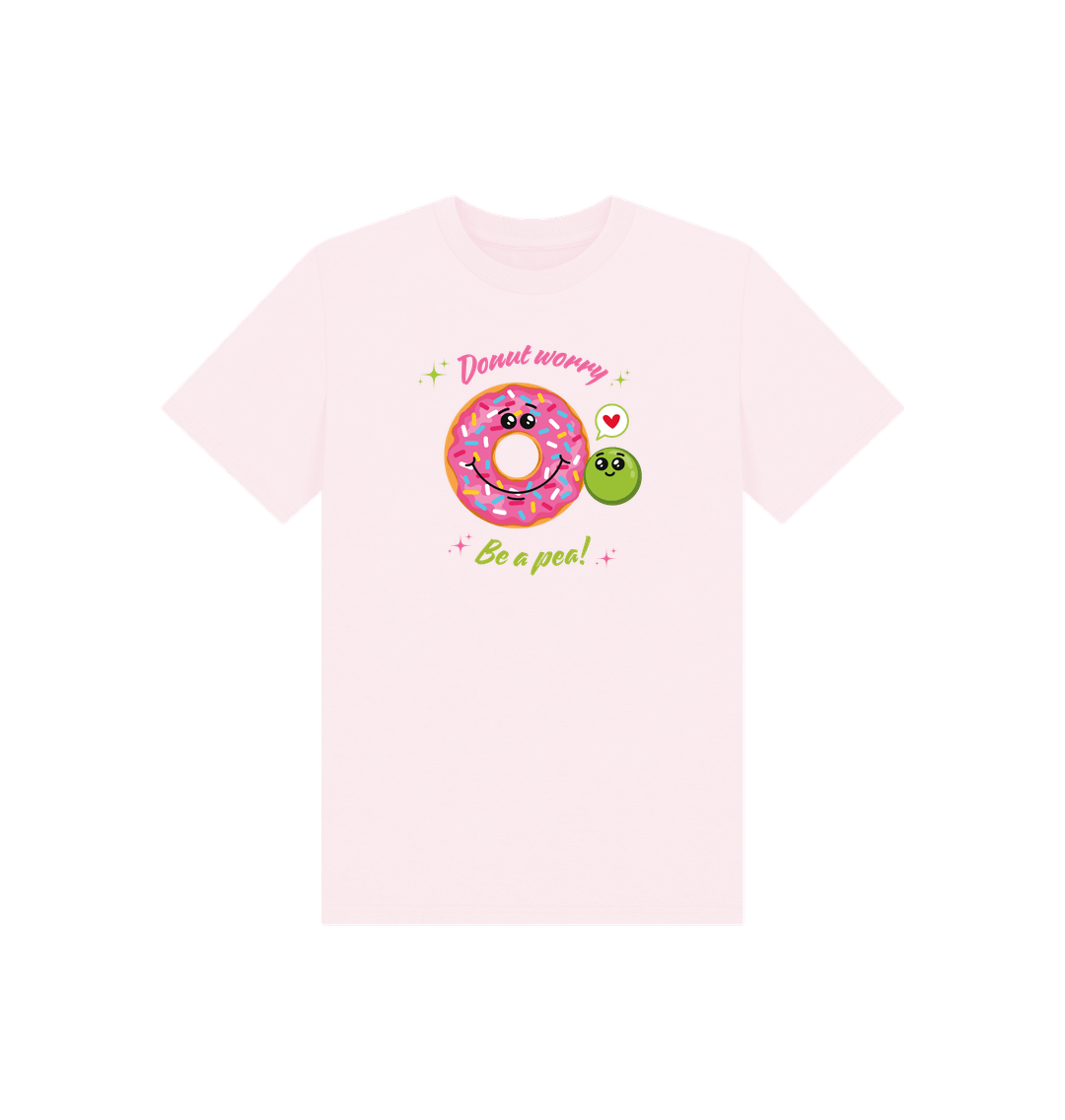 Pink Printed Kids T-Shirt Front