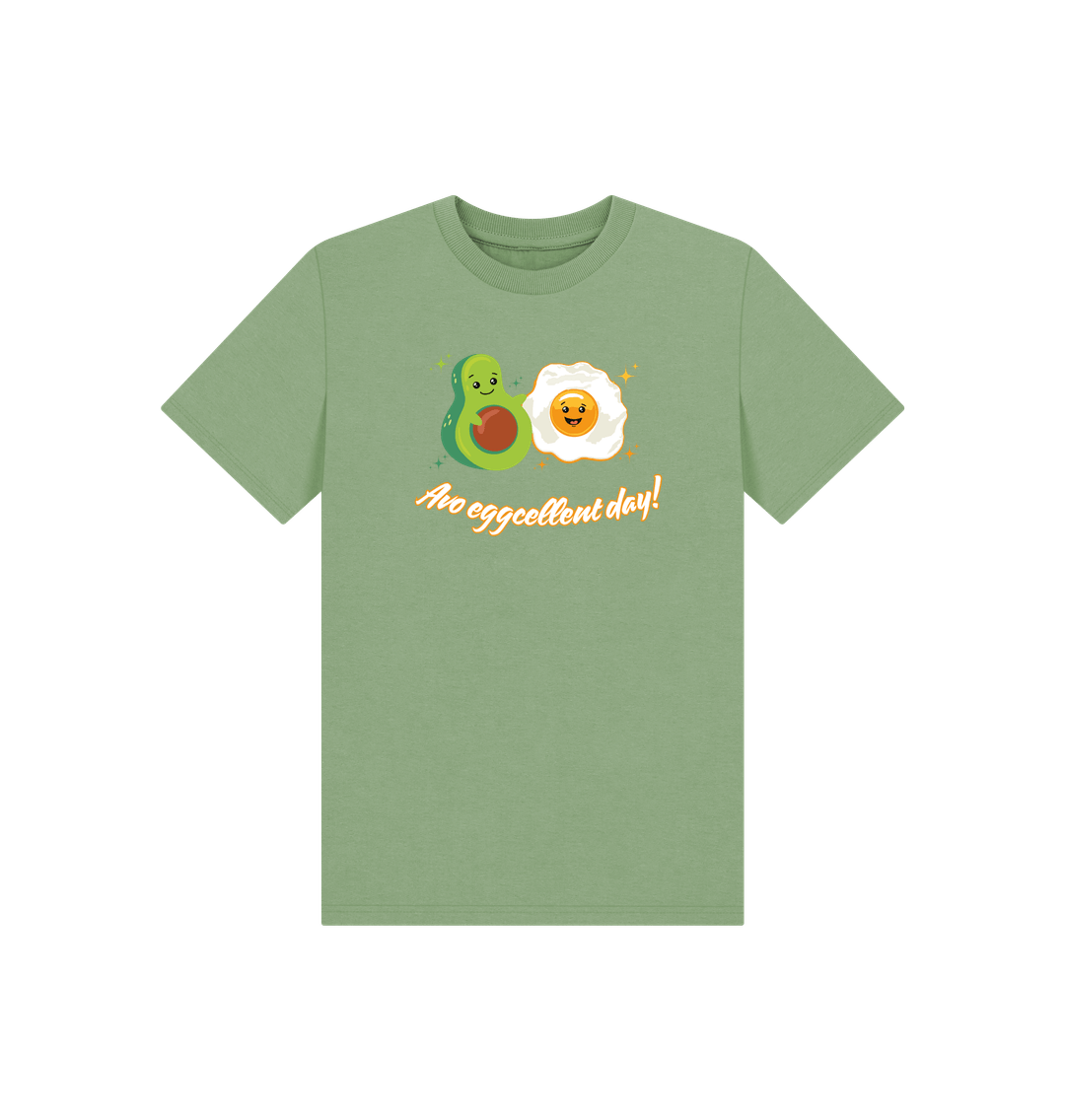 Sage Printed Kids T-Shirt Front