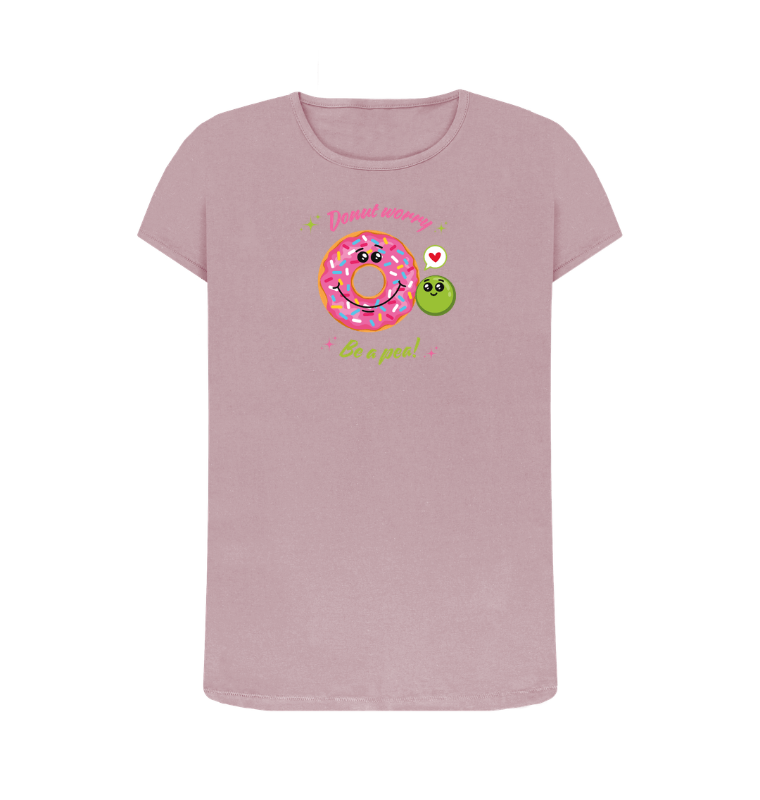 Mauve Printed T-shirt Front
