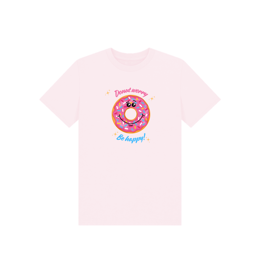 Pink Printed Kids T-Shirt Front