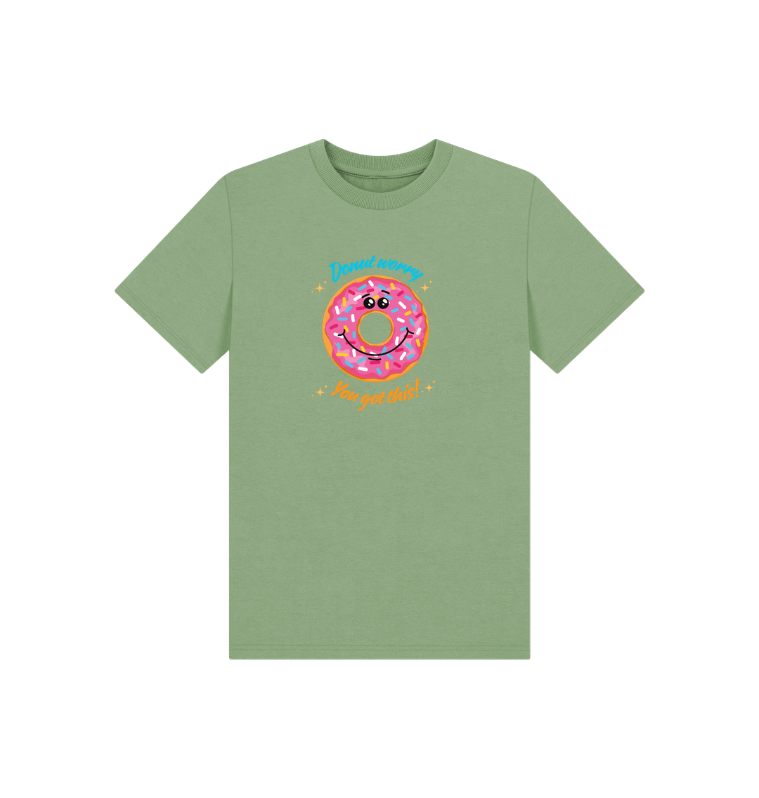 Sage Printed Kids T-Shirt Front