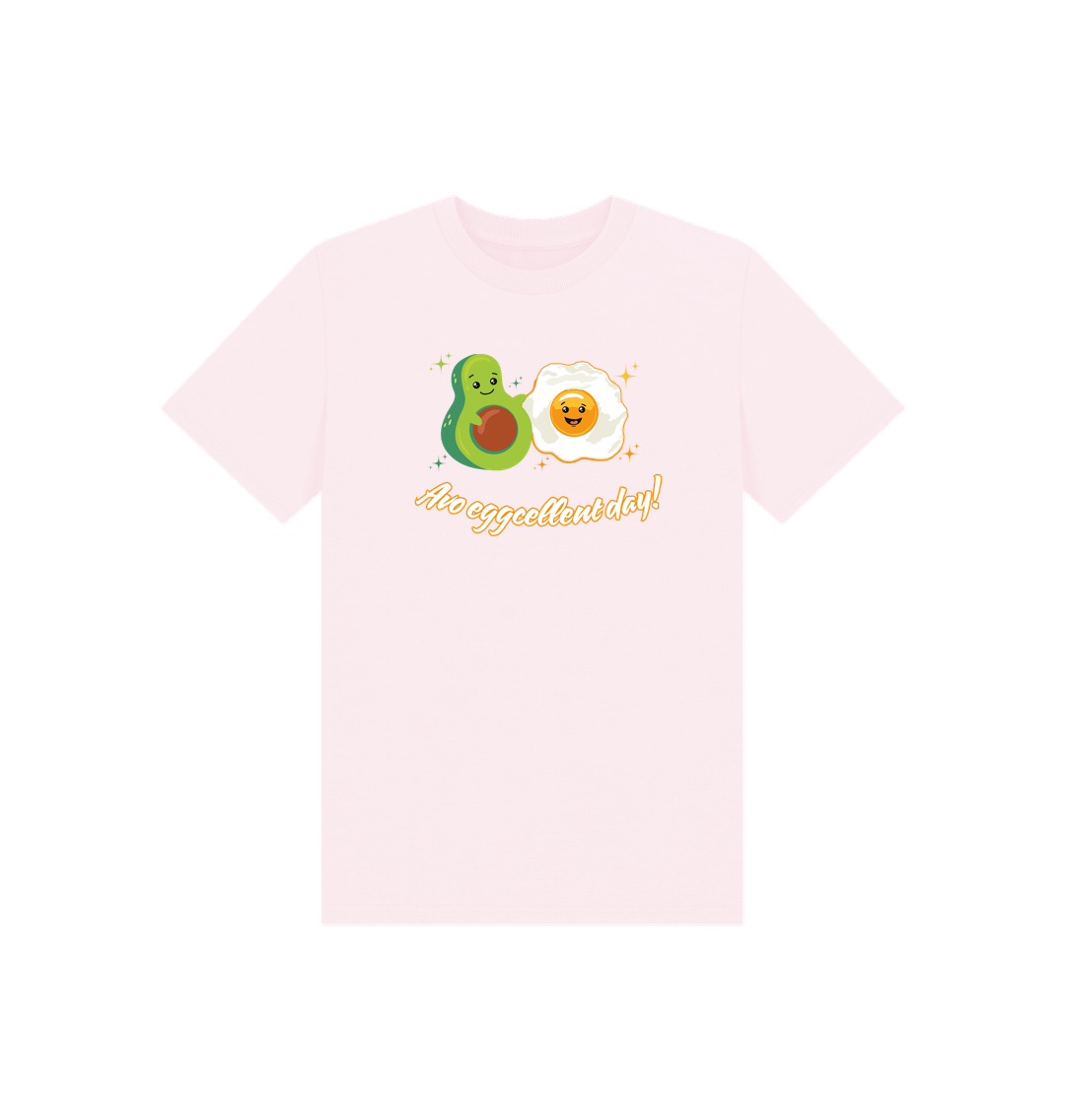 Pink Printed Kids T-Shirt Front