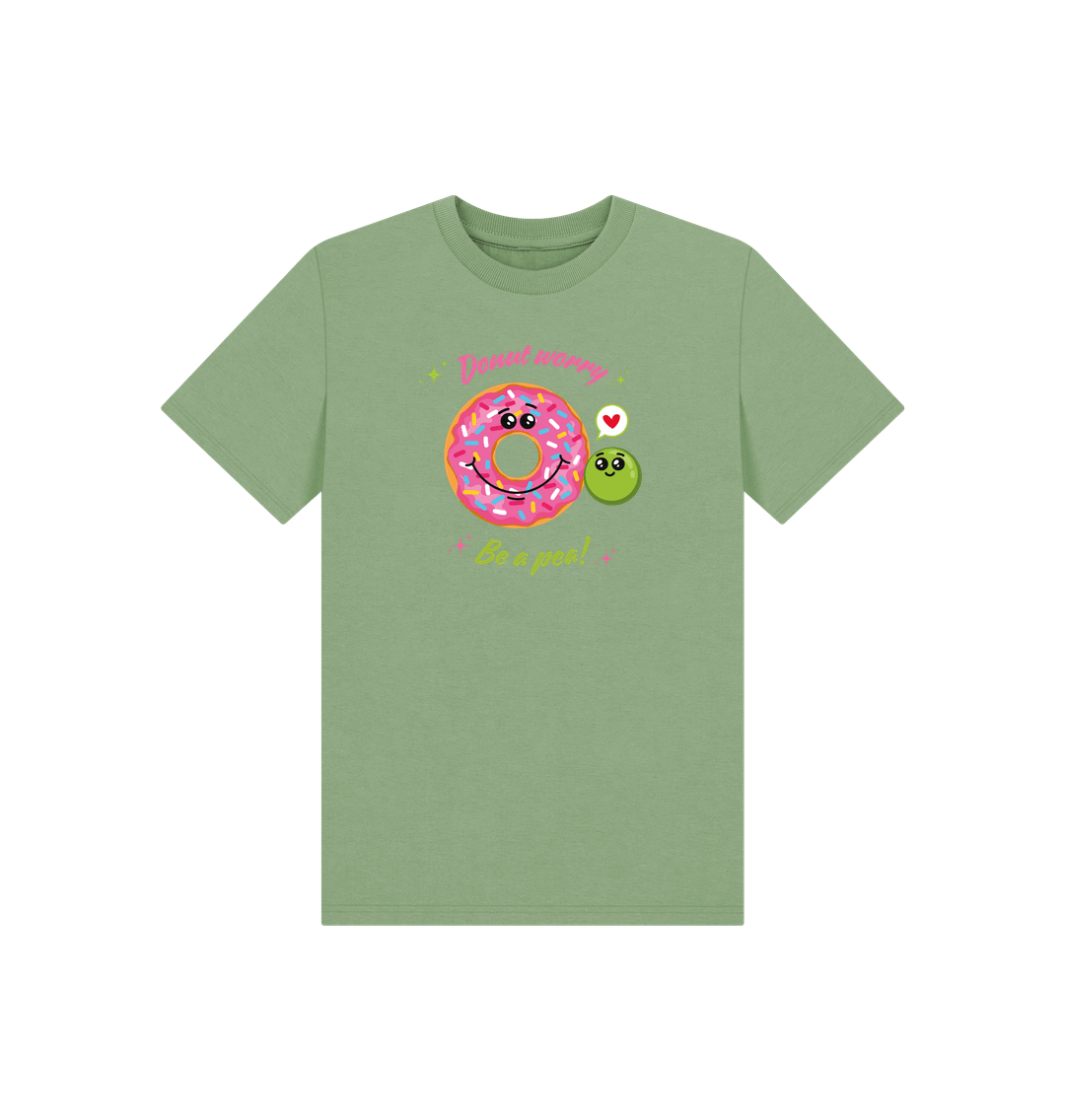 Sage Printed Kids T-Shirt Front