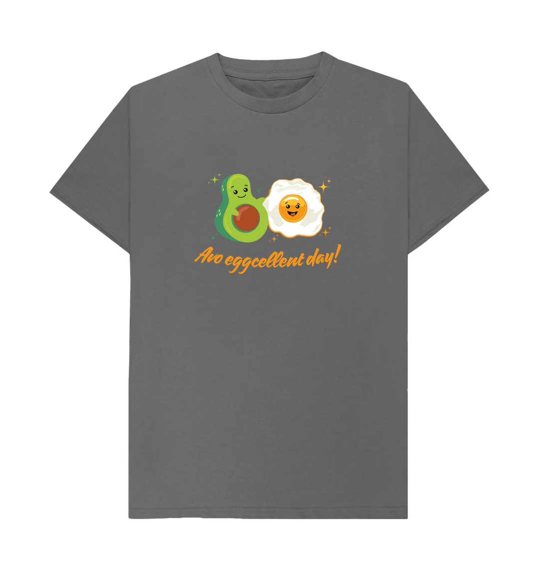 Slate Grey Printed T-shirt Front