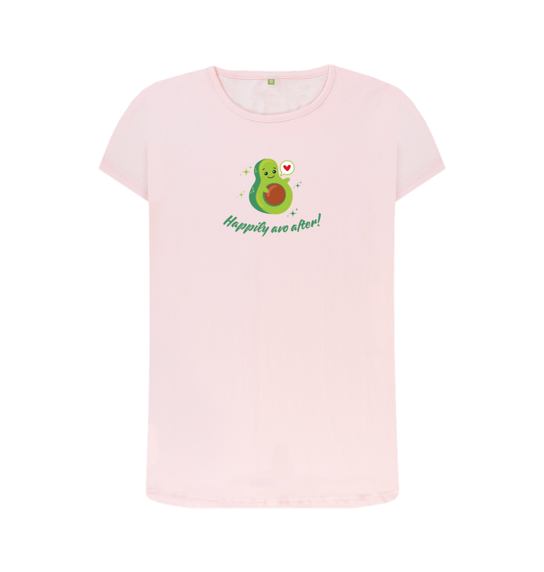 Pink Printed T-shirt Front