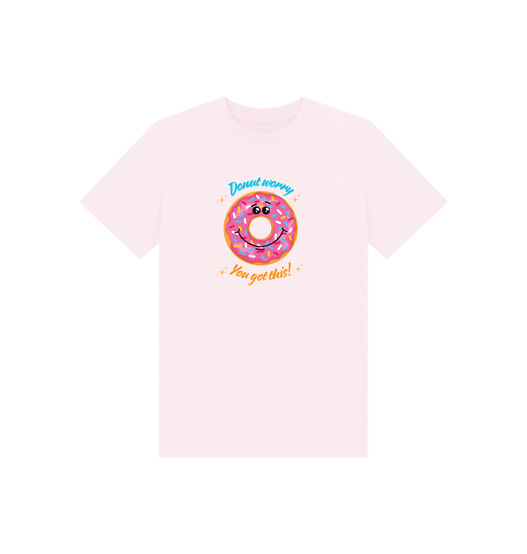 Pink Printed Kids T-Shirt Front