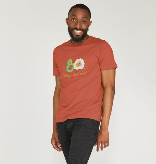 Avo Eggcellent Day - Unisex 100% Organic T-Shirt