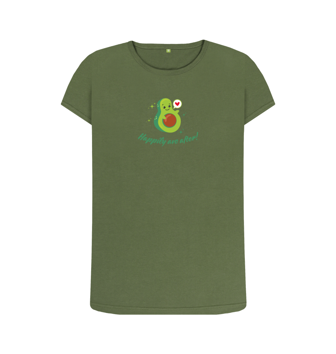 Khaki Printed T-shirt Front