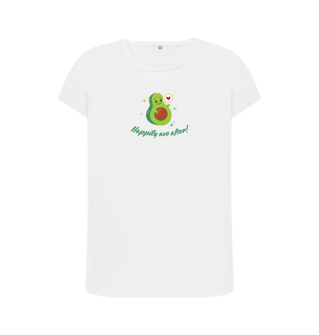 White Printed T-shirt Front
