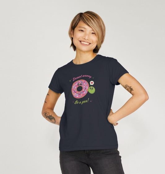 Donut Worry Be A Pea - 100% organic T-shirt