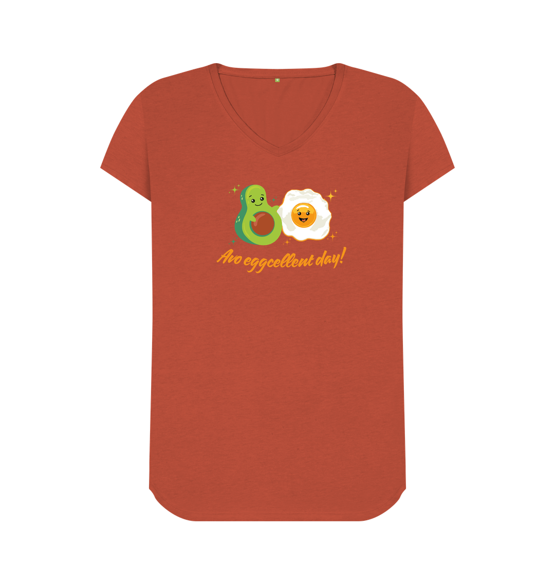 Rust Printed T-shirt Front