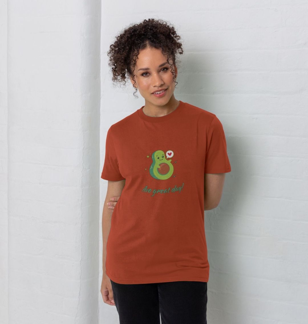 Avo Great Day - Unisex 100% Organic T-shirt